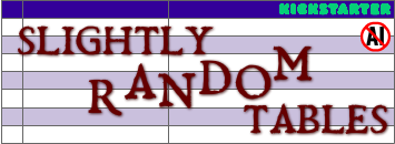 Slightly Random Tables on Kickstarter